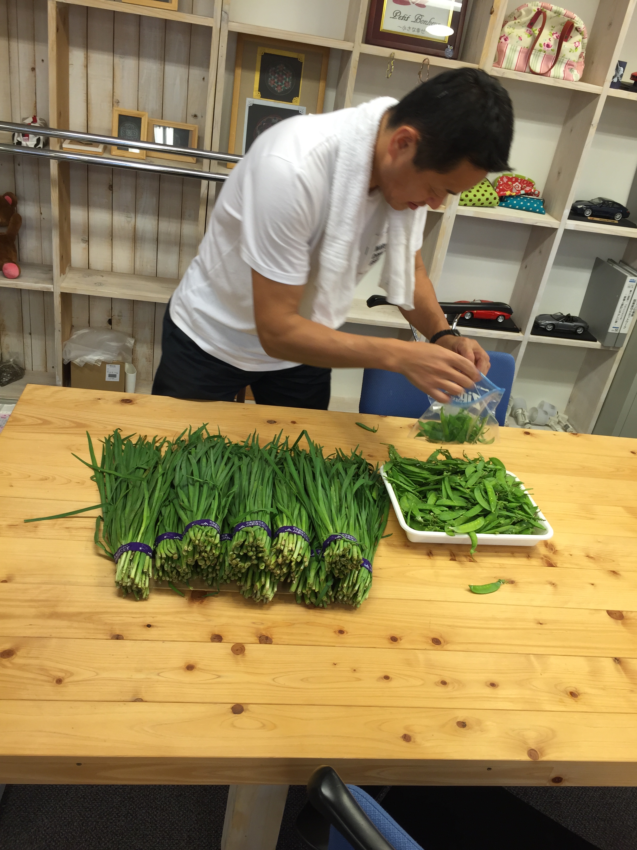 北海道から野菜が届きました。