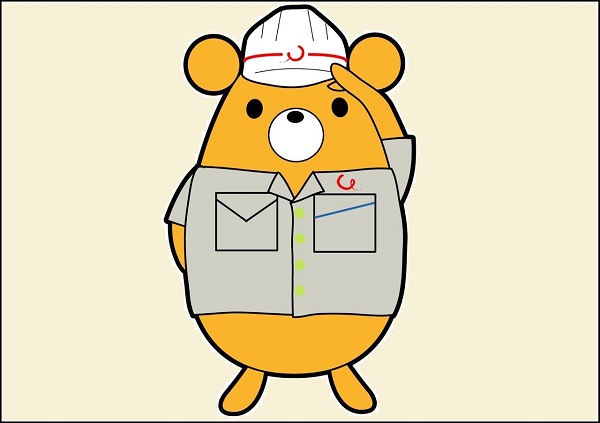 桧山建工にキャラクターができました( *´艸｀)