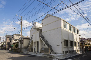 ２階建てワンルーム＋ロフト付きのアパート：金町アパートＡ・Ｂ棟