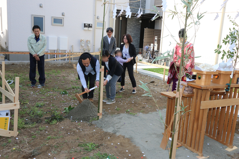 大田区　N様邸地鎮祭