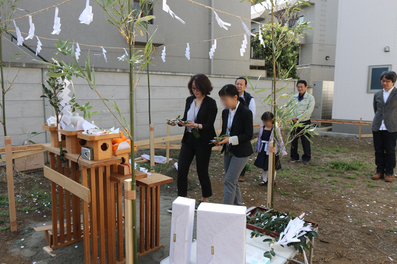 大田区　N様邸地鎮祭