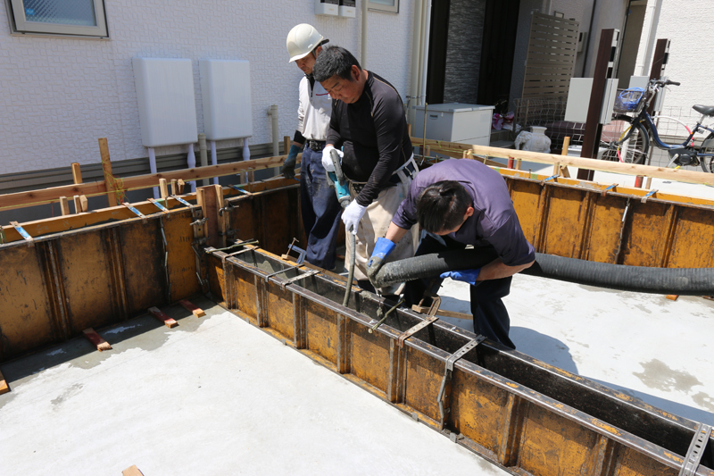 大田区Ｎ様邸の基礎工事