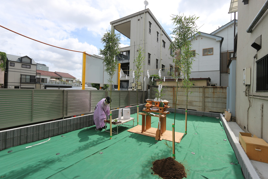 F様邸の地鎮祭