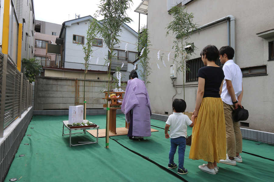 F様邸の地鎮祭