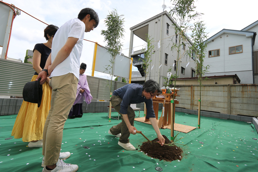 F様邸の地鎮祭