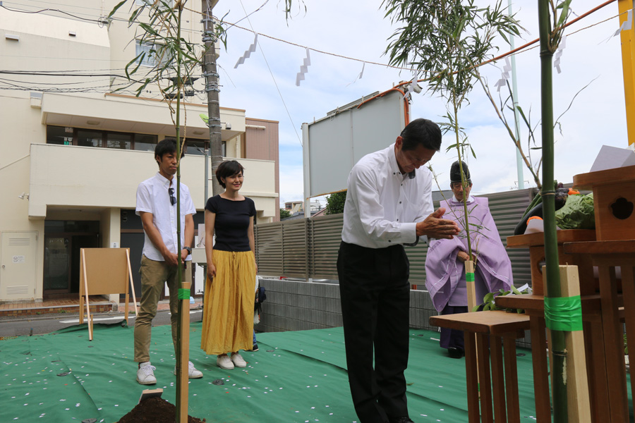 F様邸の地鎮祭