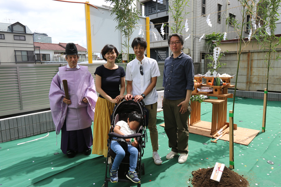 F様邸の地鎮祭