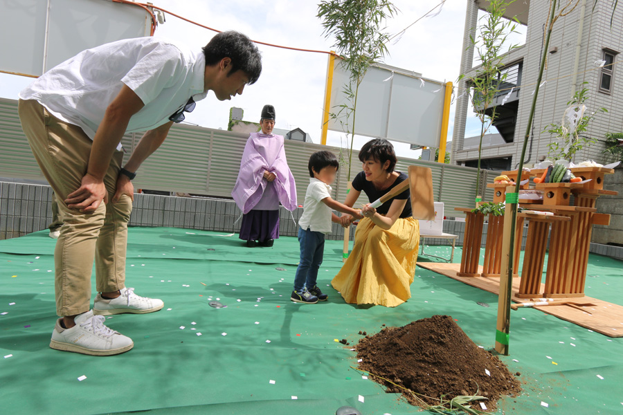 F様邸の地鎮祭