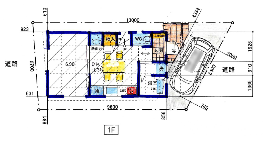 狭小2階建て 小屋裏 敷地面積約19坪 1階や2階は選べる間取り 坪 15坪 13坪の狭小住宅の間取りは大田区の桧山建工